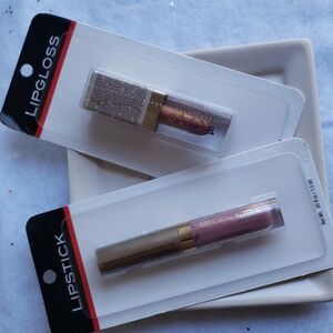 Stilla Lip Gloss Elevator Pitch & Lipstick Perla Set. NIP